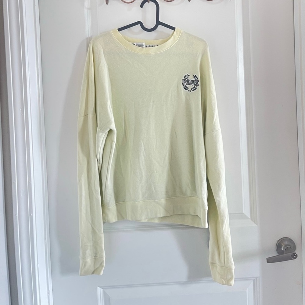 PINK Victoria’s Secret Yellow Long Sleeve Size Small